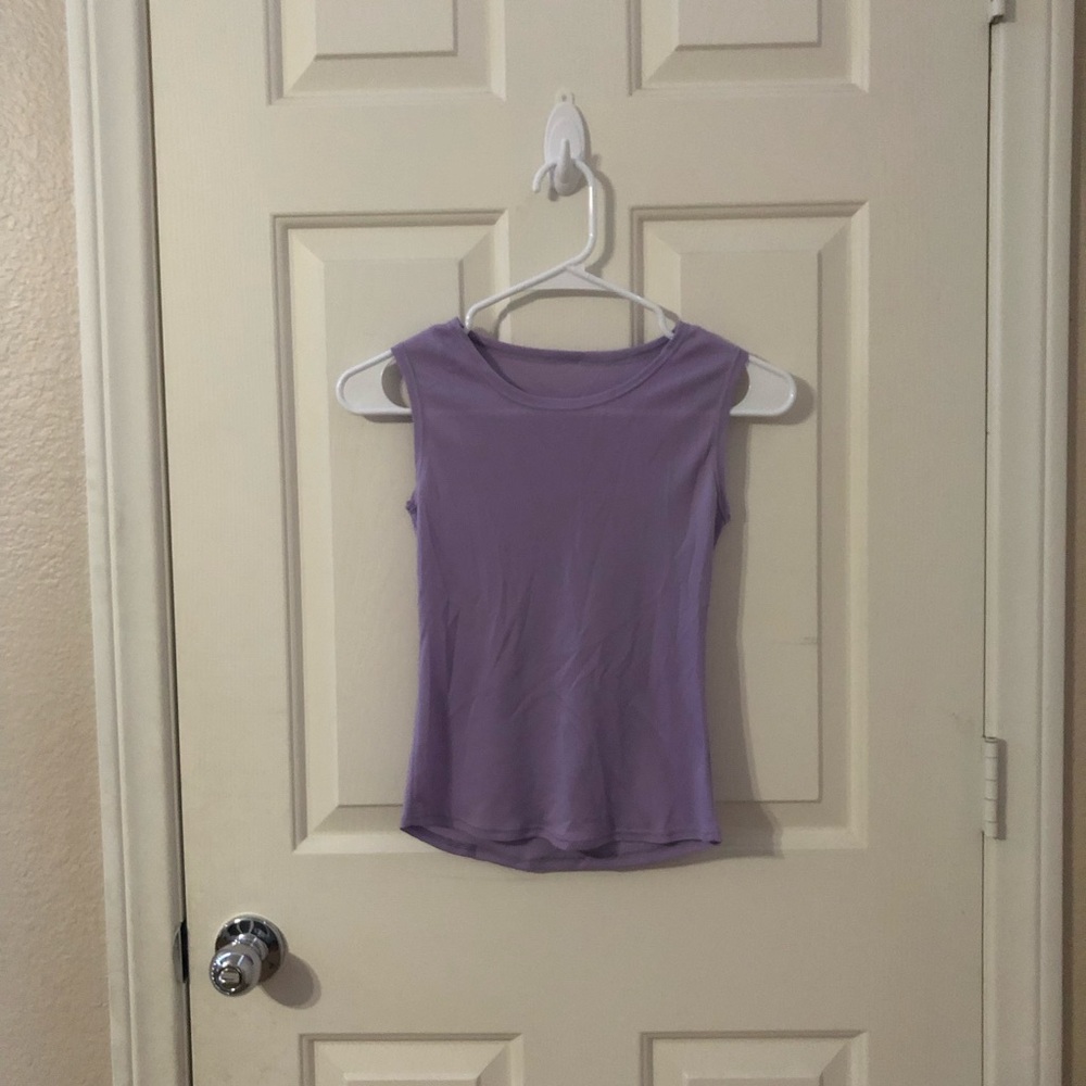 Lilac Sleeveless Tank Top